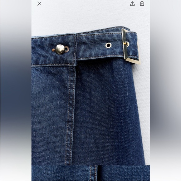 Zara Side Buckle Midi Skirt - Picture 6 of 6